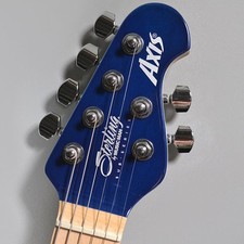 Usado, Guitarra elétrica Sterling By Music Man Sub AX3FM azul Netuno com bordo flamejado T comprar usado  Enviando para Brazil