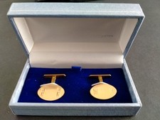 Carat gold cufflinks for sale  DURHAM