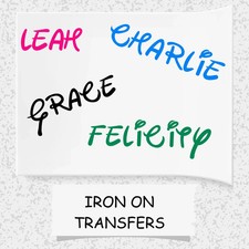 Personalised iron names for sale  DUDLEY