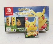 Nintendo Switch - Let’s Go Pikachu Edition com Pokeball e jogo - Na caixa, usado comprar usado  Enviando para Brazil