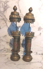 Pair antique brass for sale  BRIGHTON