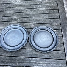 Old pewter plates for sale  EVESHAM