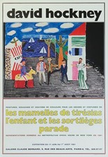 David hockney affiche d'occasion  Issy-les-Moulineaux