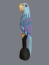 Vtg wooden parrot for sale  Palm Springs