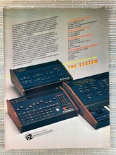 Usado, Sistema de desempenho sintetizador Oberheim OB-Xa SX DSX DMX 1982 anúncio impresso vintage comprar usado  Enviando para Brazil