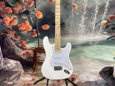 Electric guitar white for sale  Walnut
