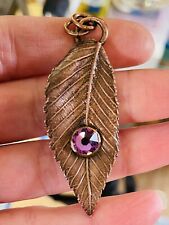 Leaf pendant swarovski for sale  Kodak