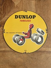 Plaque émaillée dunlop d'occasion  Vannes