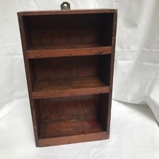 Prateleiras de parede suspensas de madeira vintage rack de especiarias chalé rústico, usado comprar usado  Enviando para Brazil