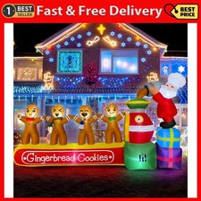 7ft inflatable christmas d'occasion  Expédié en Belgium