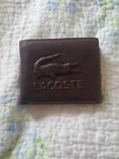 Lacoste brown leather for sale  LONDON