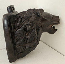Carved wooden lions for sale  AYR