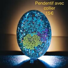 Pendentif resine epoxy d'occasion  Ploudalmézeau