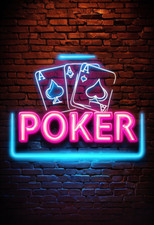 Poker neon look for sale  DUNSTABLE