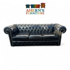 Antique black leather for sale  BOSTON