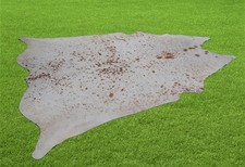 Tapete de couro de vaca 100% genuíno tapete de área couro 39,00 pés quadrados (78"x72") A775N, usado comprar usado  Enviando para Brazil