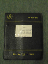 G.e.c. instructions dynamomete for sale  LINCOLN