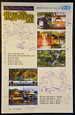 BLOCO S/S Nr. série JAPÃO 2003/6 WORLD Heritage 5 - USADO/O MUITO BOM ESTADO comprar usado  Enviando para Brazil