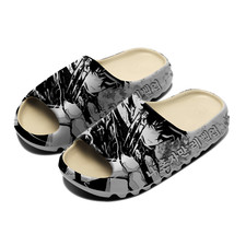 Sapatos chinelos escorregadores anime solo nivelamento personalizado cantado Jinwoo preto branco YZ, usado comprar usado  Enviando para Brazil