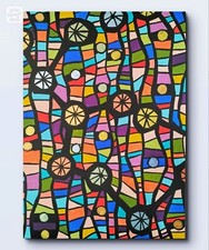 Quadro dipinto astratto usato  Italia