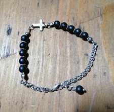 Bracciale croce onice usato  Italia