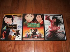 Disney's Mulan, Mulan II and Mulan Live Action set on DVD. All 3 for one price. comprar usado  Enviando para Brazil