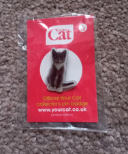 Cat enamel pin for sale  SWINDON