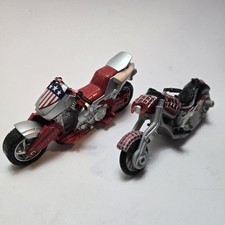 Usado, 2008 Marvel Spider-Man Motor Bike Chopper e 2010 Captain America Bike Hasbro comprar usado  Enviando para Brazil