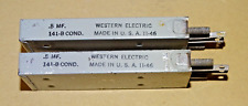 Usado, 2 condensadores Western Electric tipo 141-B, 0,5 MFD, 500 VDC comprar usado  Enviando para Brazil