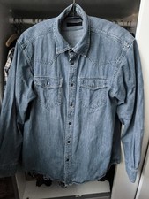 Jeanshemd langarm hellblau gebraucht kaufen  Berlin