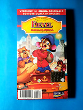 Videocassetta vhs fievel usato  Italia