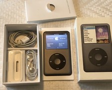 Używany, iPod Classic Apple 7. generacji 160gb czarny A1238 Mc297 ma 25 000 utworów + oryginalne pudełko na sprzedaż  Wysyłka do Poland