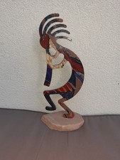 Sculpture kokopelli métal d'occasion Sculpture kokopelli métal d'occasion  Saint-André-les-Vergers