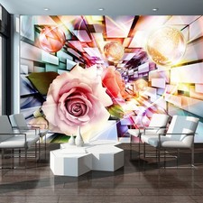 Rose abstrait papier d'occasion Rose abstrait papier d'occasion  Expédié en France