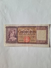 Italia banconota 500 usato  Verona