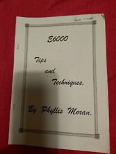 E6000 tips techniques for sale  KILMARNOCK