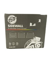E-Z UP SW3SG12ALGY 12 pés ângulo perna abrigo recreativo parede lateral, aço cinza comprar usado  Enviando para Brazil