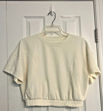 Camiseta Lululemon Supreme Softstreme reunida na cor osso tamanho 8 nova sem etiquetas, usado comprar usado  Enviando para Brazil