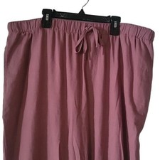 Agulha e pano roxo mistura de linho elástico cintura cordão XL 16-18 perna elástica comprar usado  Enviando para Brazil