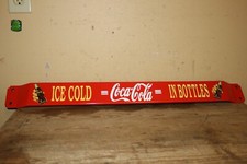 Placa de metal vintage Coca Cola Soda Pop Store 32" porta barra de puxar porcelana comprar usado  Enviando para Brazil