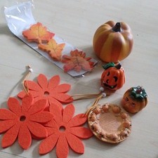 Herbstdeko fensterbank kürbis gebraucht kaufen  Borchen