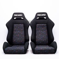 【1 PAR!】AUTÊNTICO RECARO SR2 JZA80 CONFETTI Muito Bom Estado【LOCALIZAÇÃO DOS EUA】, usado comprar usado  Enviando para Brazil