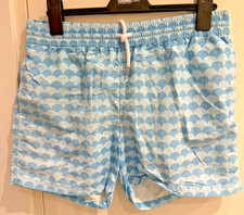 Roupa de banho masculina FRESCOBOL CARIOCA baús ventiladores azuis tamanho XXL comprar usado  Enviando para Brazil