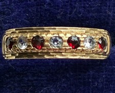 9ct gold garnet for sale  UK