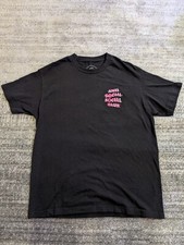 Camiseta streetwear grande anti social clube Never Mind preta rosa rabisco comprar usado  Enviando para Brazil