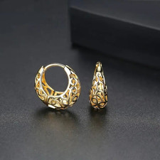 Gold plated hoop for sale  North Hollywood