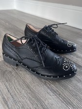 Black brogue flat for sale  TELFORD