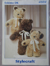 Knitting pattern teddy for sale  TONBRIDGE