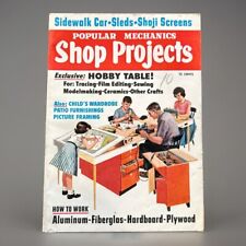 1961 POPULAR MECHANICS SHOP PROJECTS  Magazine Aluminum Fiberglass Hardwood Rare comprar usado  Enviando para Brazil