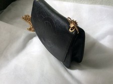 Carteira caviar preta atemporal Chanel em corrente comprar usado  Enviando para Brazil